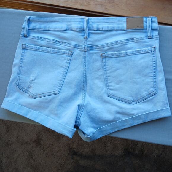 Aeropostale Flex Effects High-Rise Denim Shorts L ? no tag unisex distressed - Picture 2 of 13